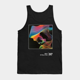 All Neon Like - Minimal Style Graphic Design Tank Top